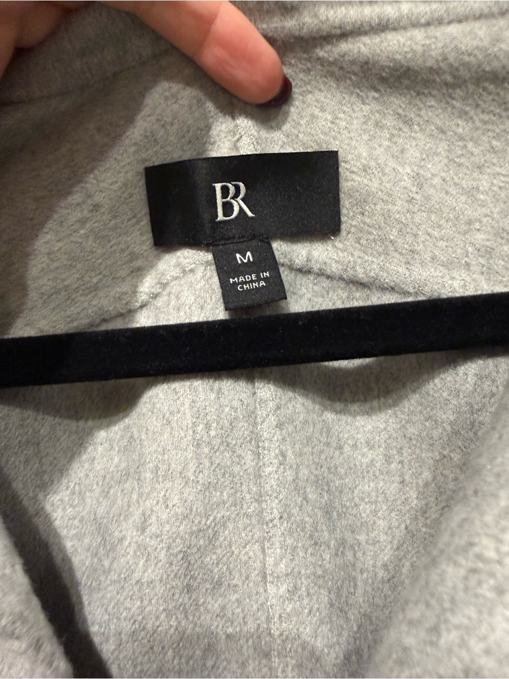 Banana Republic Wool Relaxed Collar Gray Pocket Sweater - Picture 3 of 8
